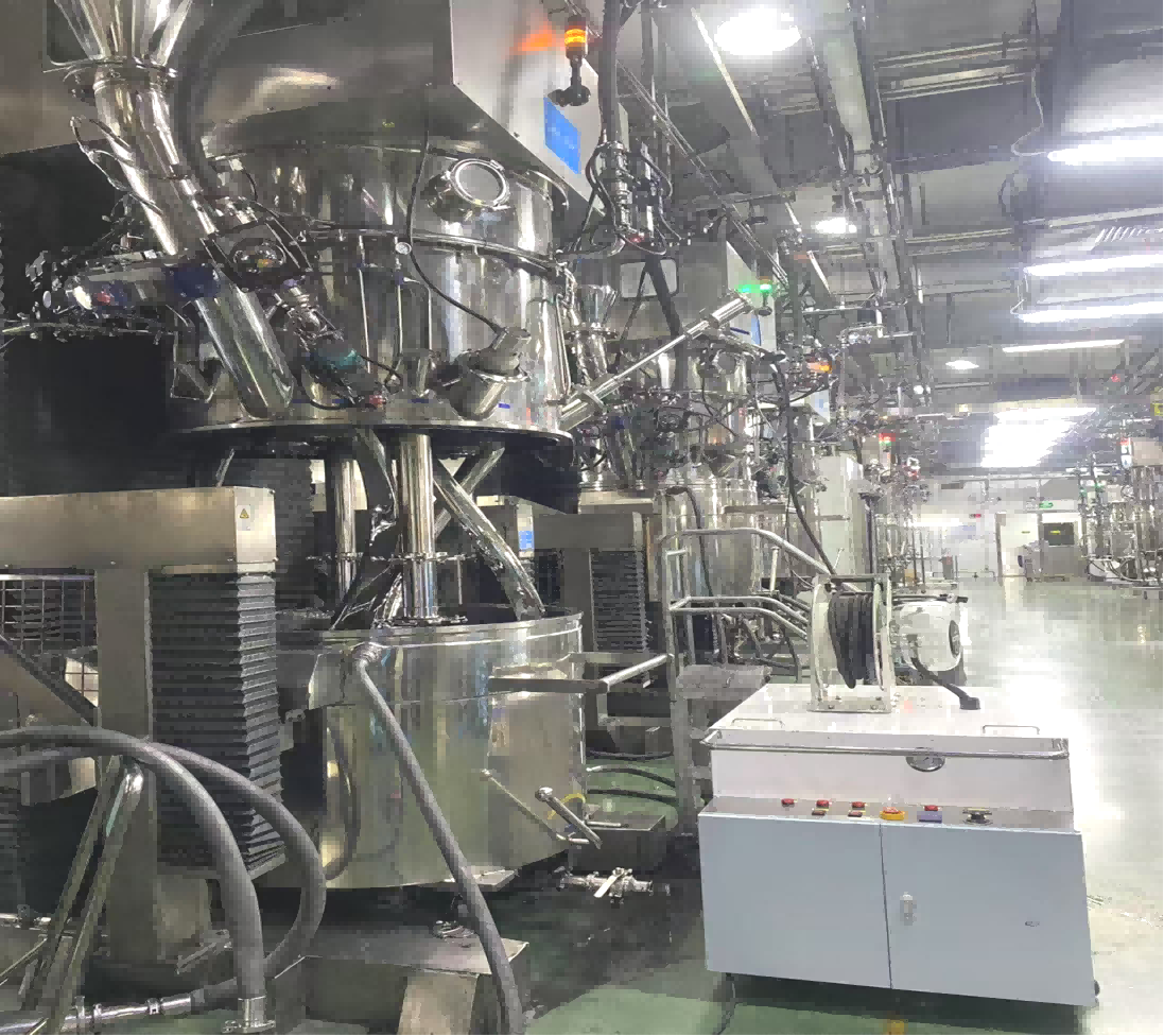 负极混料机自动清洗